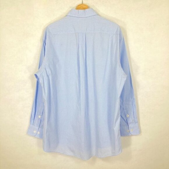 Club Room Mens Button Down Shirt Academia Career Dad Preppy Professional 16.5 - Picture 3 of 5